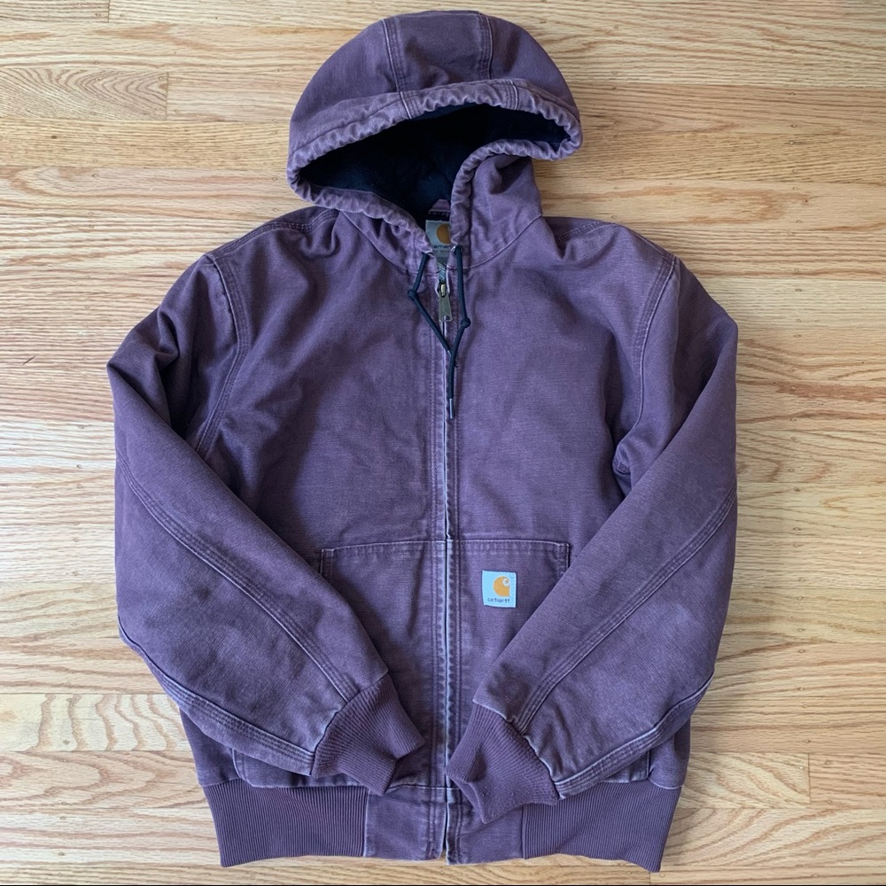 vintage carhartt canvas jacket